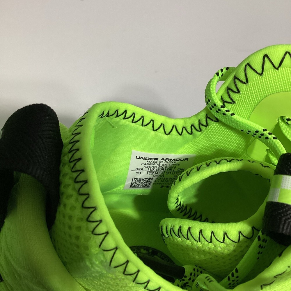 Under Armour Men's Football Cleats Spotlight Clone Green/Black 3026336 SZ 13 - Picture 7 of 8